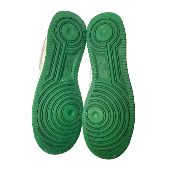 Nike Air Force 1 Low Top Shoes White Pine Green CV172 103 Men’s Size 11.5 - Picture 8 of 8